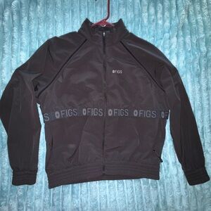Figs Black Bomber Jacket
